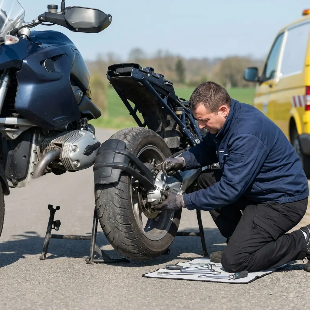 Une solution de dépannage moto sereine et professionnelle