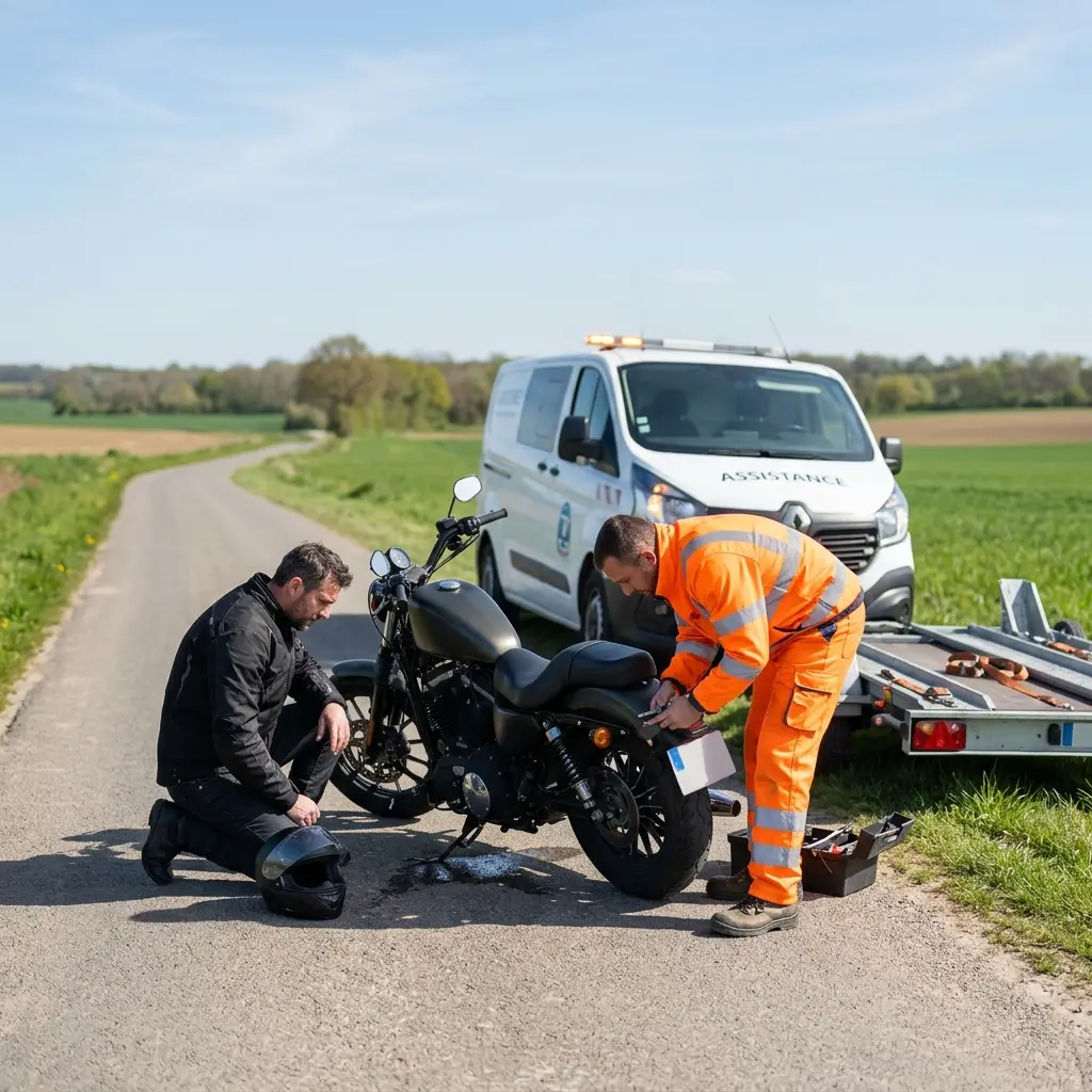 Dépannage moto Rozay-en-Brie (77540)