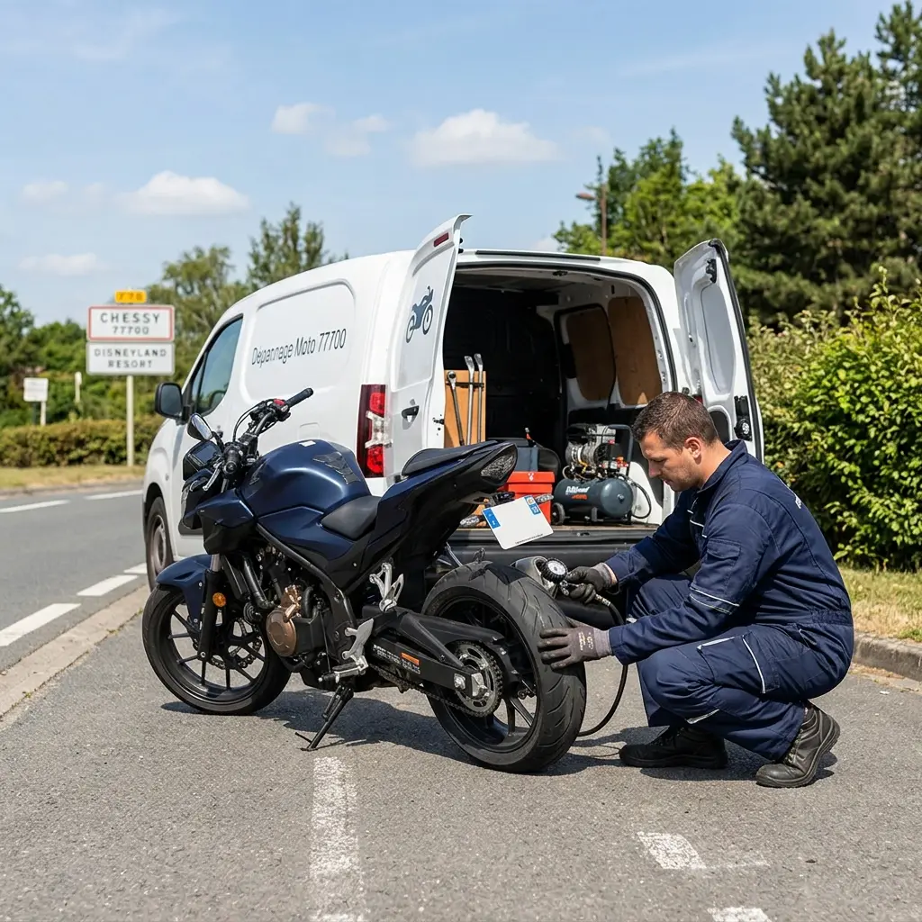 Dépannage moto Chessy (77700)