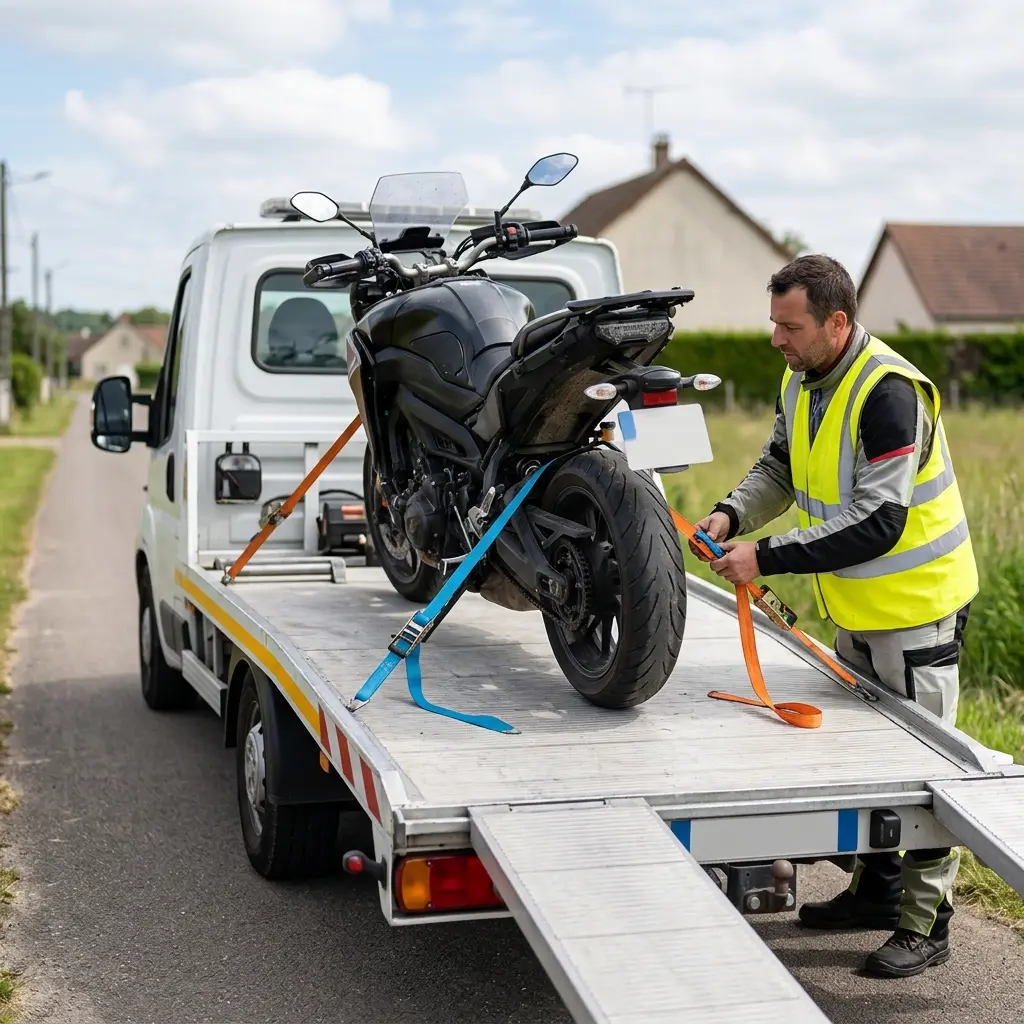 Un service de remorquage moto professionnel et transparent