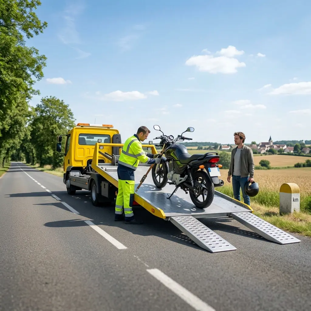 Comment se déroule le dépannage moto à Chapelle-la-Reine ?