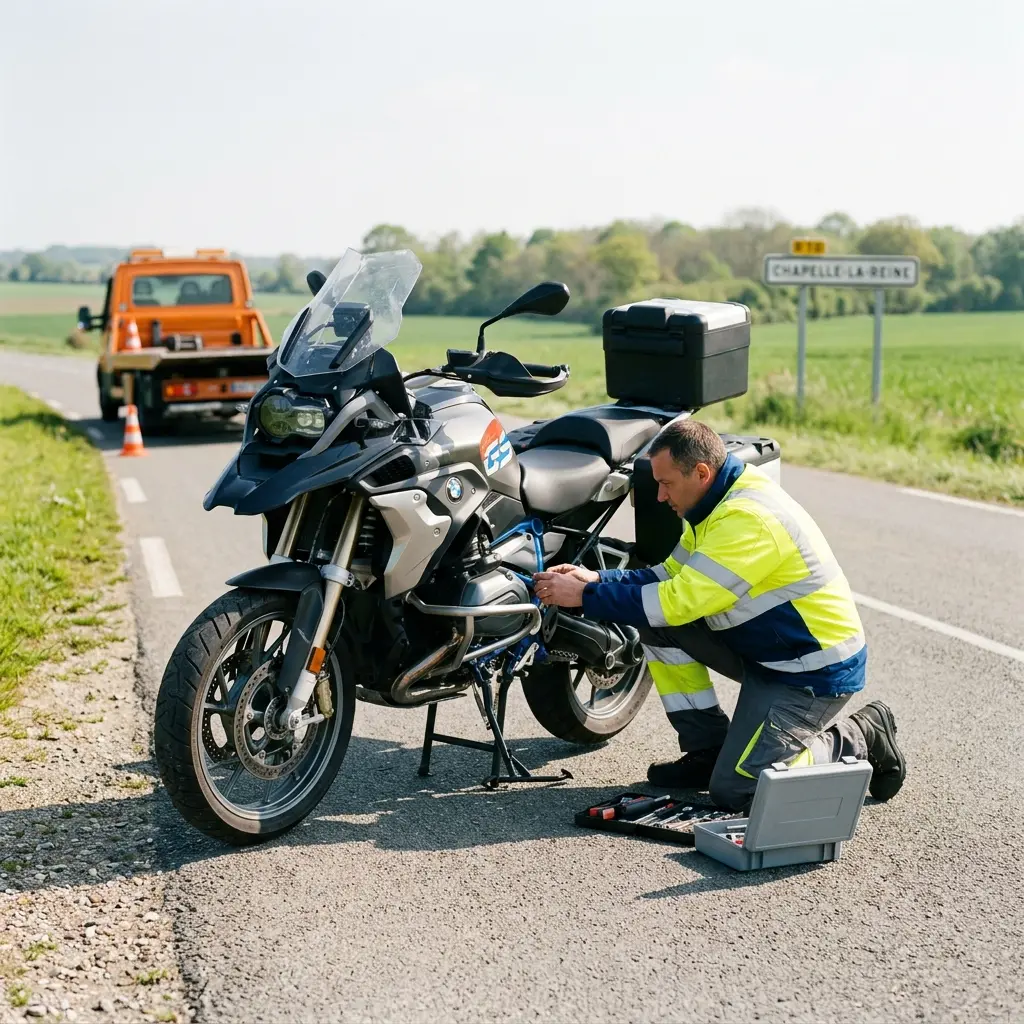 Dépannage moto Chapelle-la-Reine (77760)