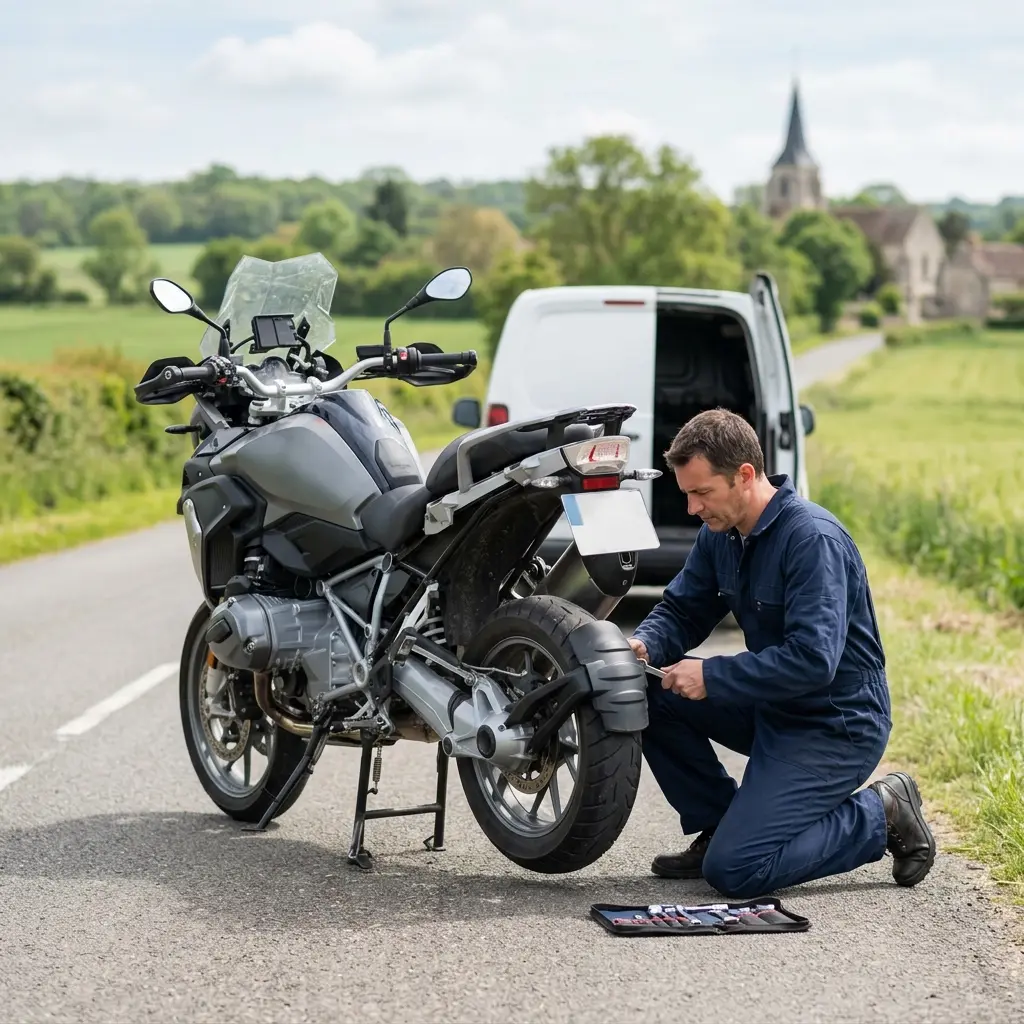Un service de remorquage moto serein et transparent