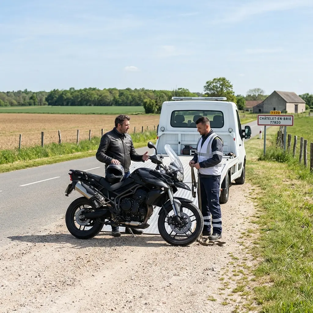 Dépannage moto Le Châtelet-en-Brie (77820)