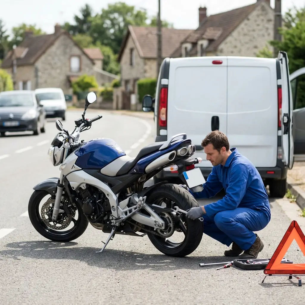 Comment réagir face à une panne de moto à Héricy ?