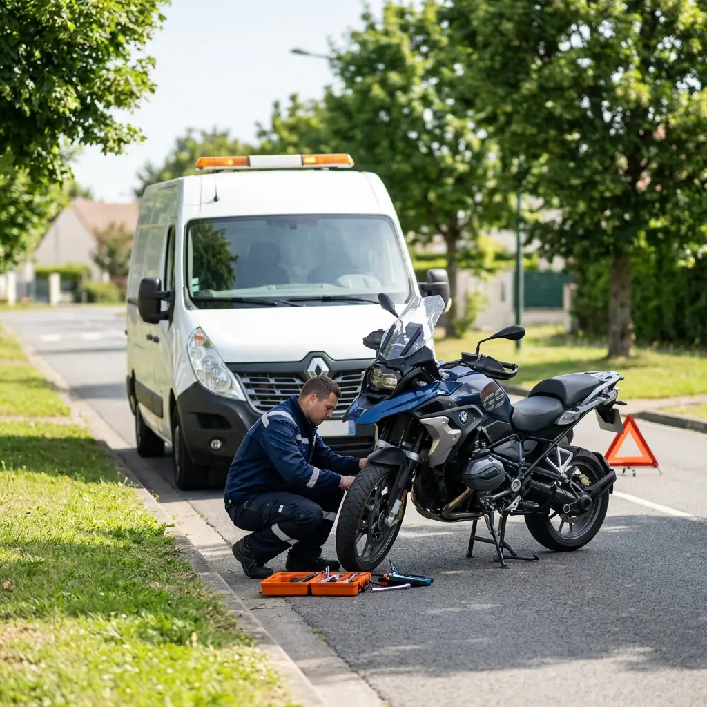 Besoin d'un dépannage moto rapide à Héricy ?