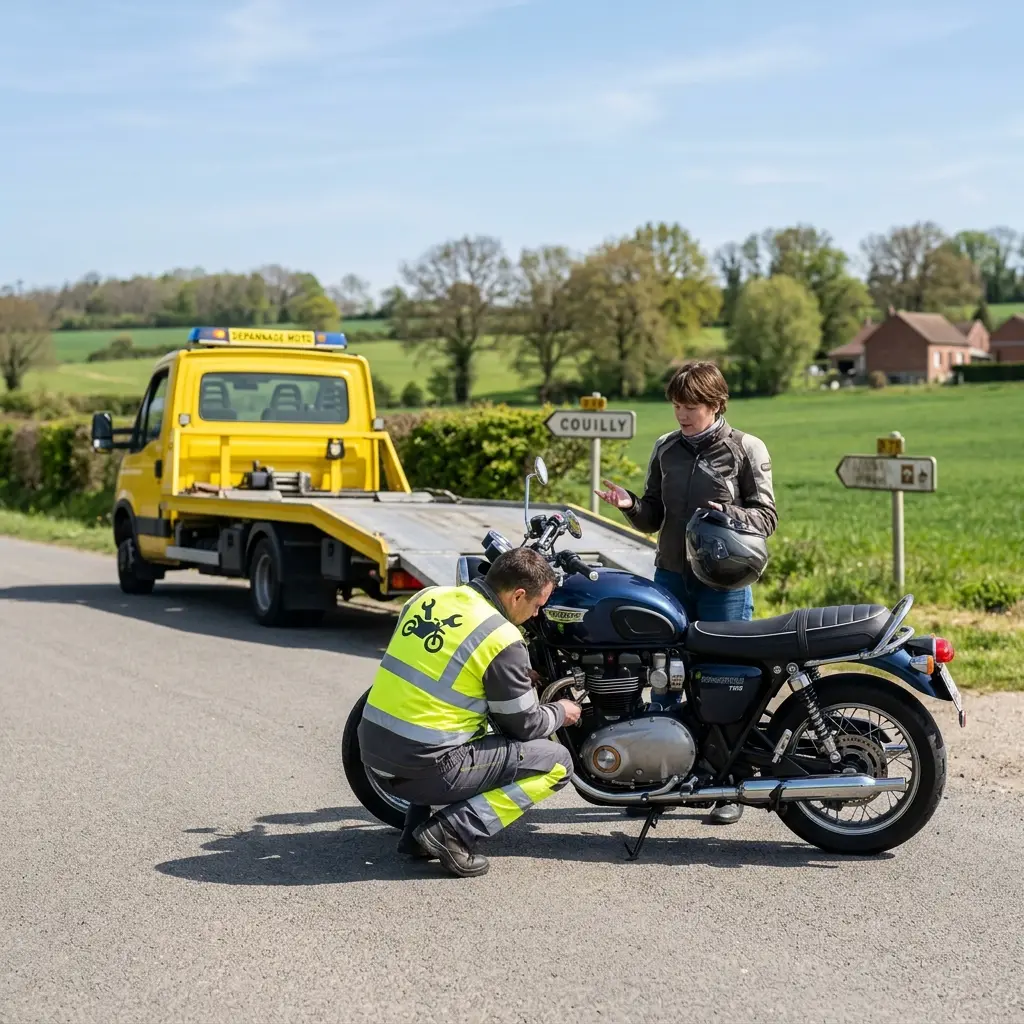 Dépannage moto Couilly-Pont-aux-Dames (77860)