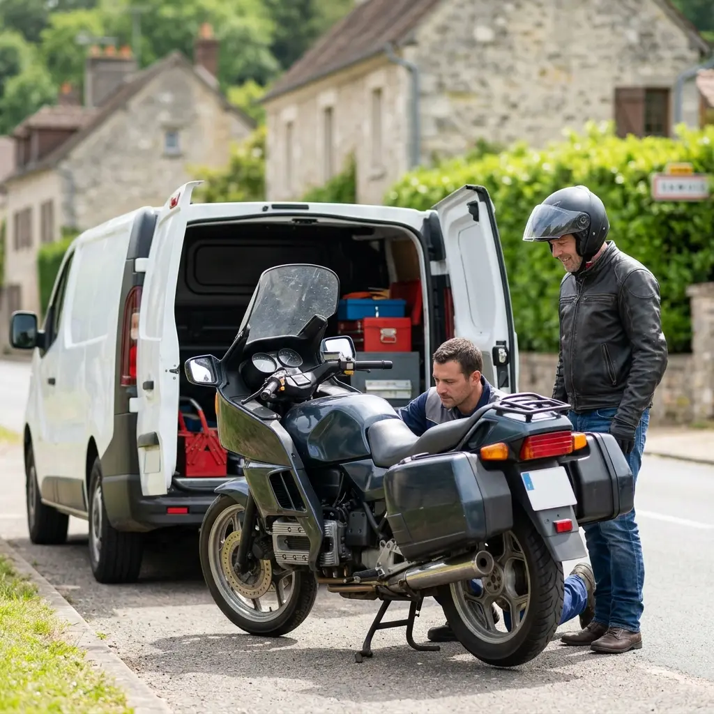 Dépannage moto Samois-sur-Seine (77920)