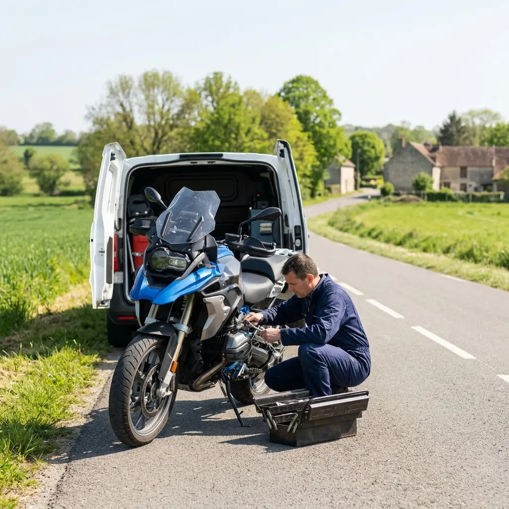 Un service de remorquage et d'assistance moto de confiance