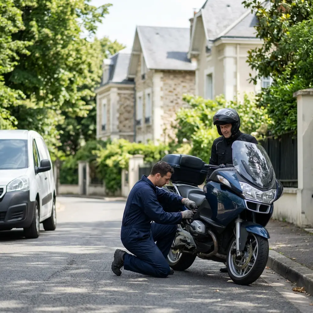 Une assistance moto sereine et professionnelle au Vésinet