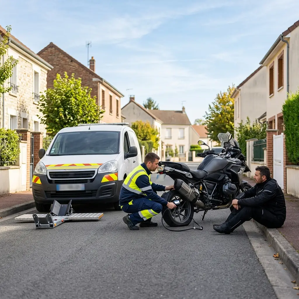 Les gestes essentiels lors d'une panne de deux-roues à Mantes-la-Jolie