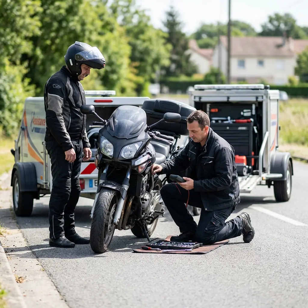 Les bons gestes en cas de panne sur votre deux-roues