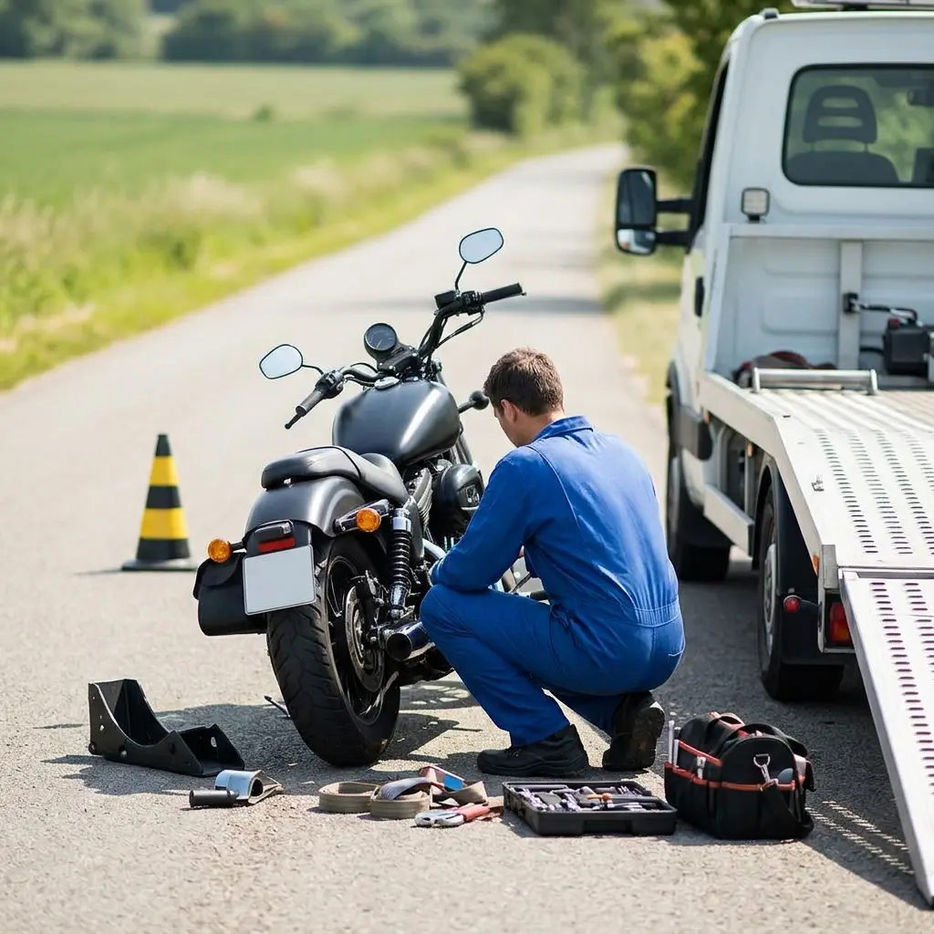 Un service de remorquage moto transparent et sécurisé