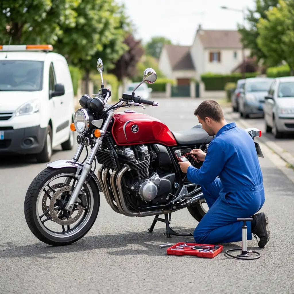 Comment réagir face à une panne de moto à Achères ?