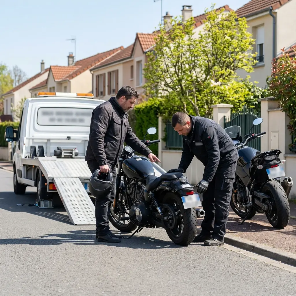 Comment se déroule le dépannage moto à Achères ?