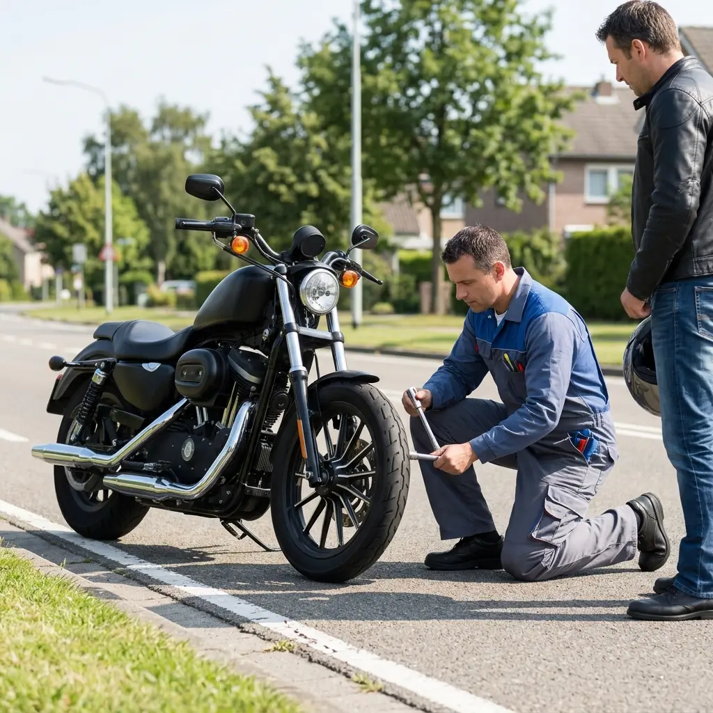 Les gestes essentiels en cas de panne de moto à Poissy