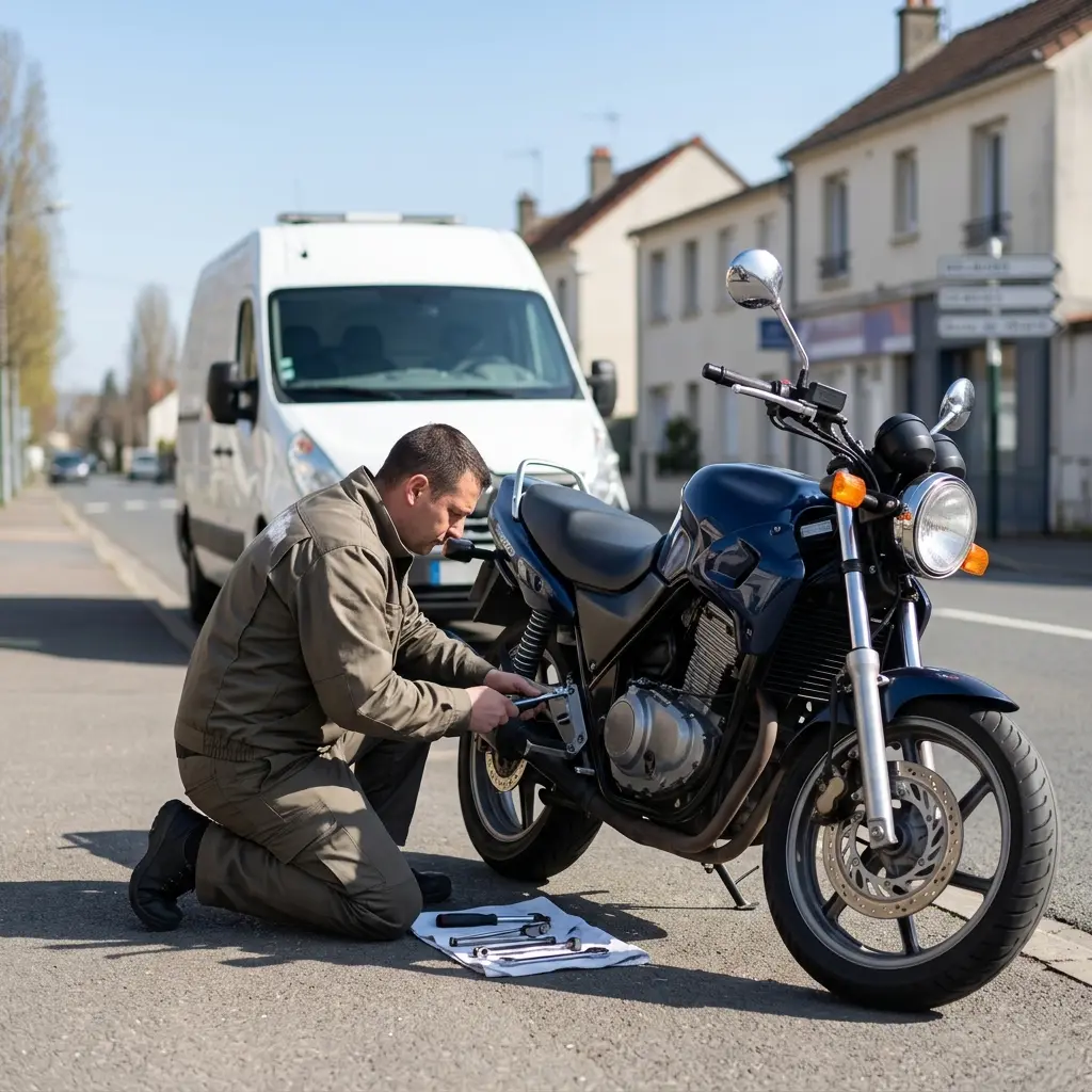 Besoin d'un dépannage moto rapide à Poissy ?
