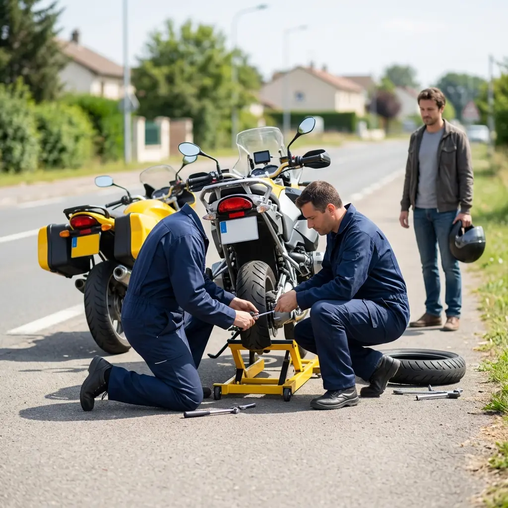 Les bons réflexes en cas de panne de moto à Verrière