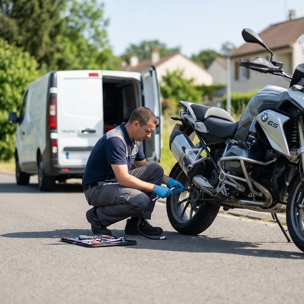 Une assistance moto professionnelle pour rouler sereinement