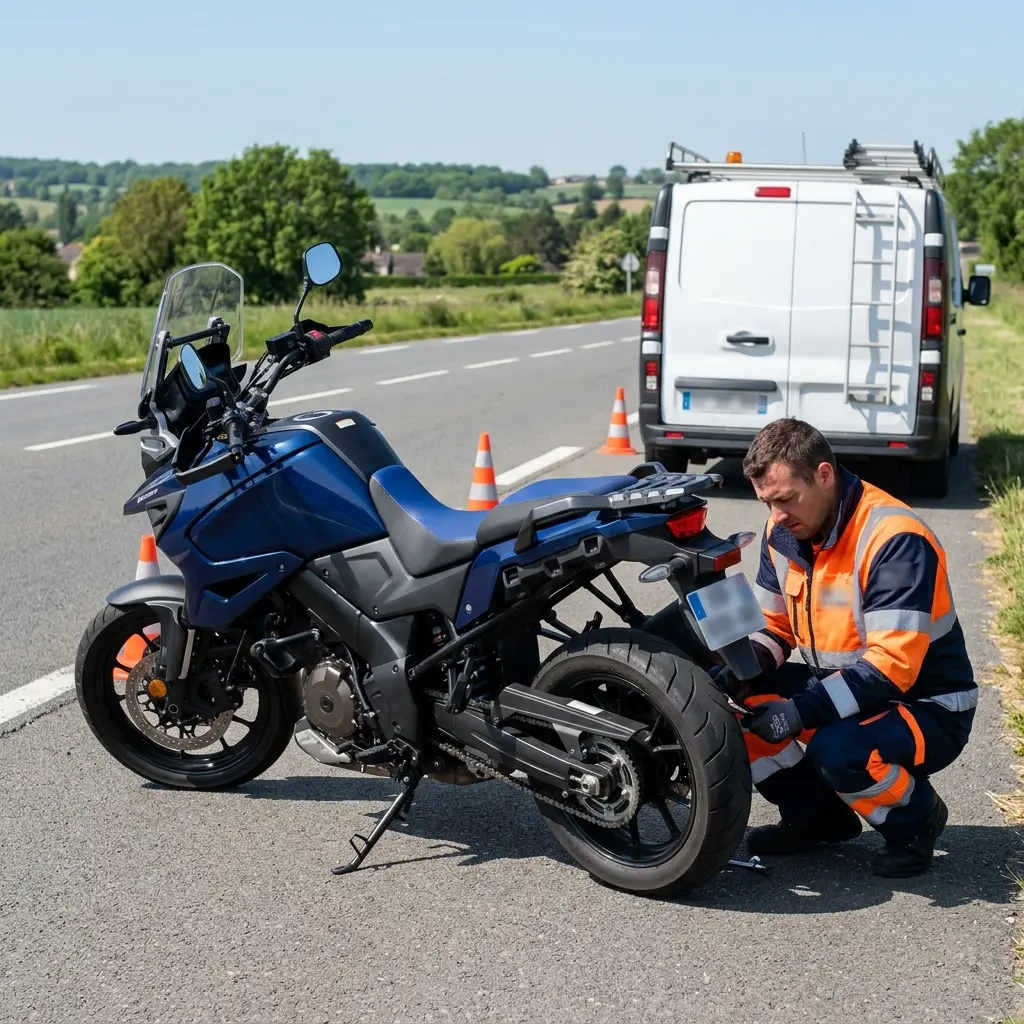 Besoin d'un dépannage moto rapide à Verrière ?