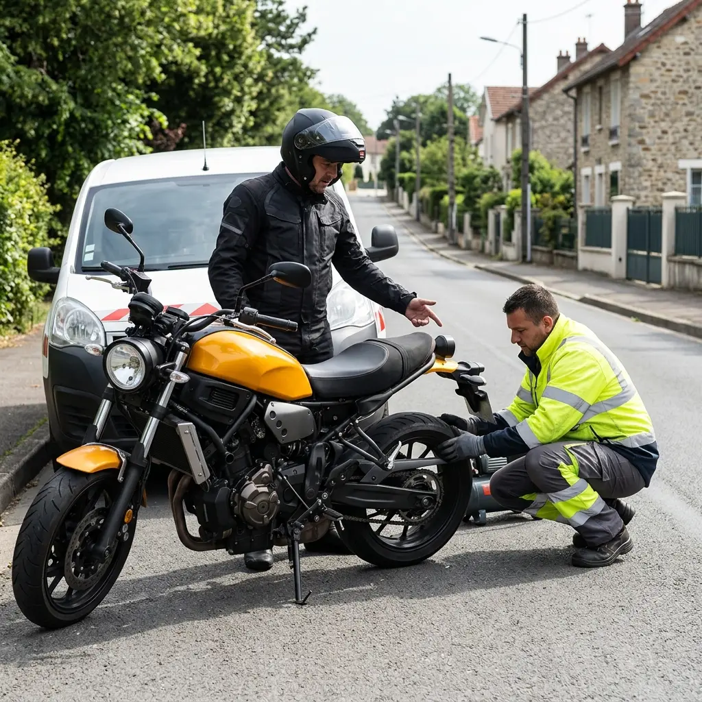 Notre approche pour un dépannage moto réussi