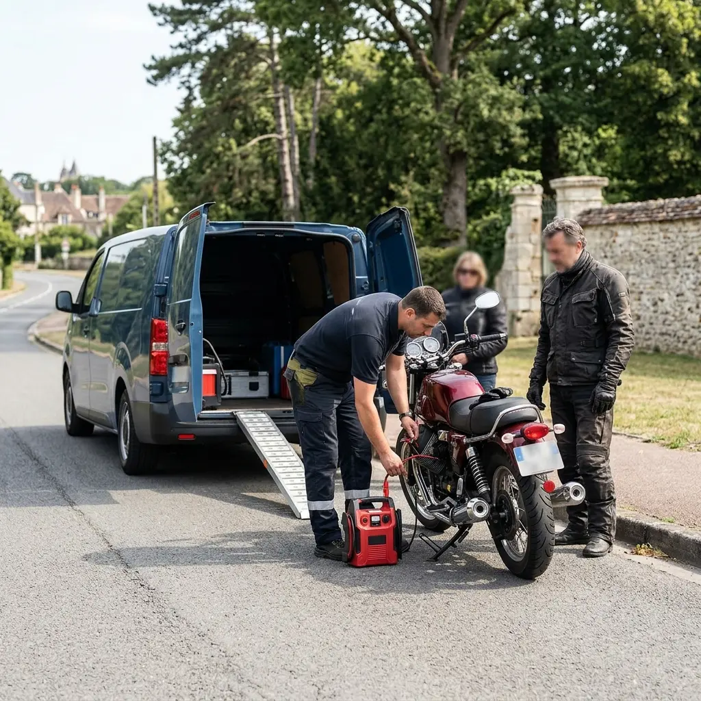 Dépannage moto Villepreux (78450)