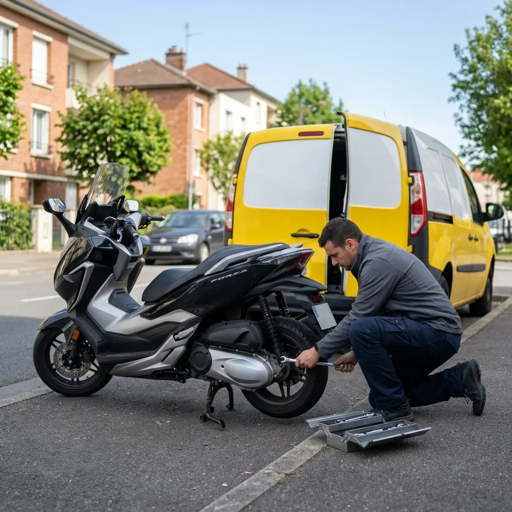 Une assistance fiable pour tous les motards de la commune