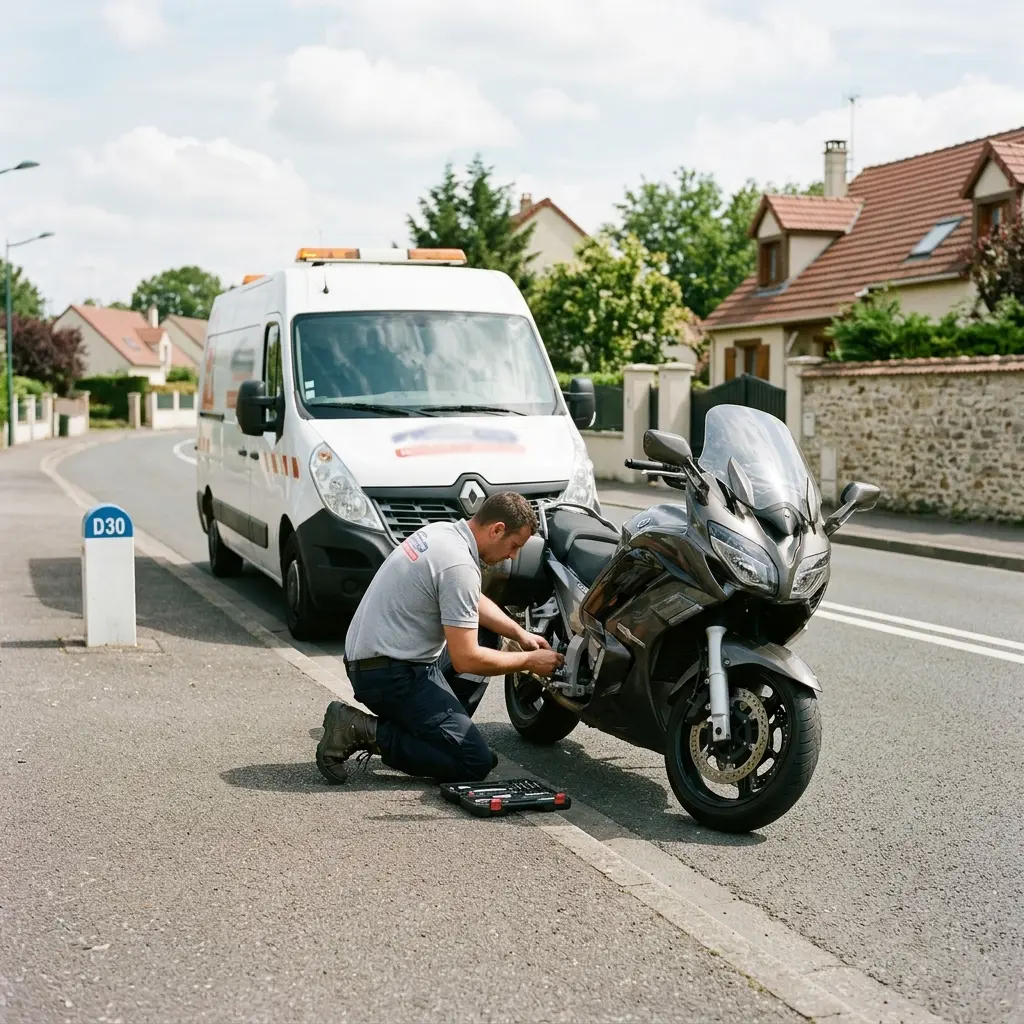 Dépannage moto Chanteloup-les-Vignes (78570)
