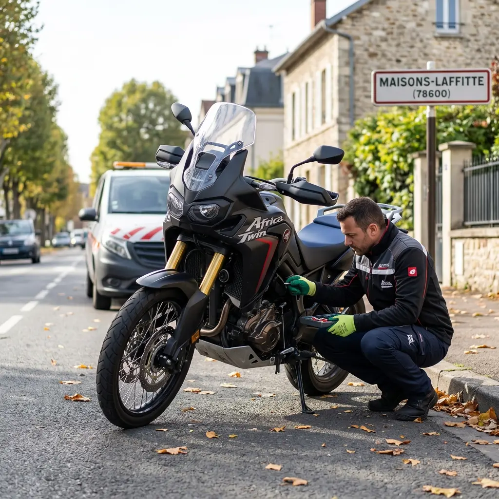 Pourquoi nous choisir pour votre dépannage moto à Maisons-Laffitte