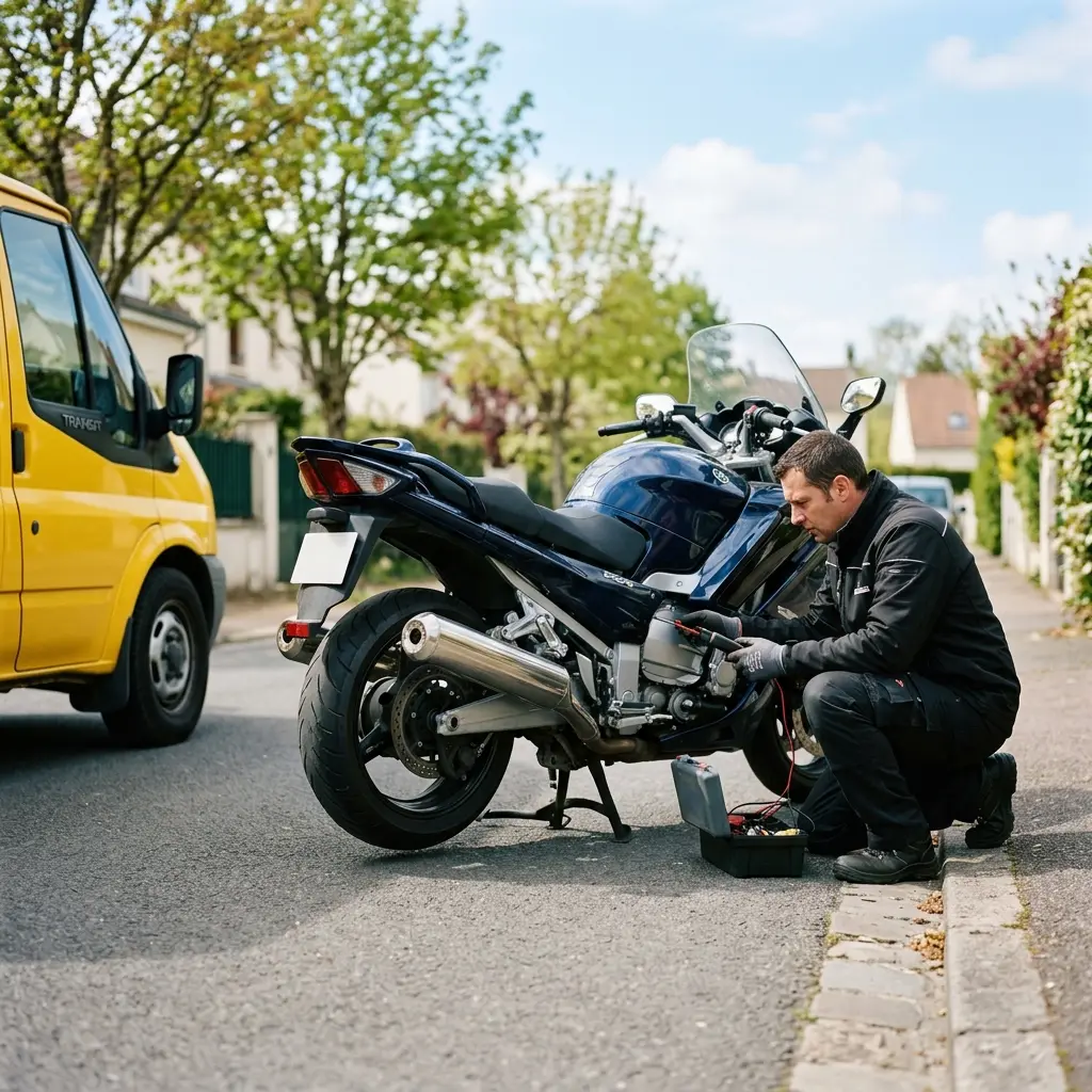 Pourquoi choisir notre dépannage moto à Mesnil-le-Roi