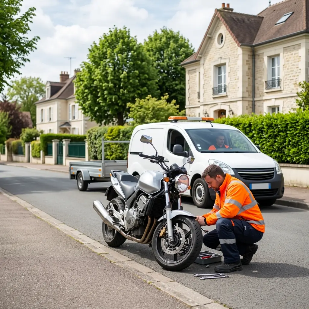Dépannage moto Le Mesnil-le-Roi (78600)
