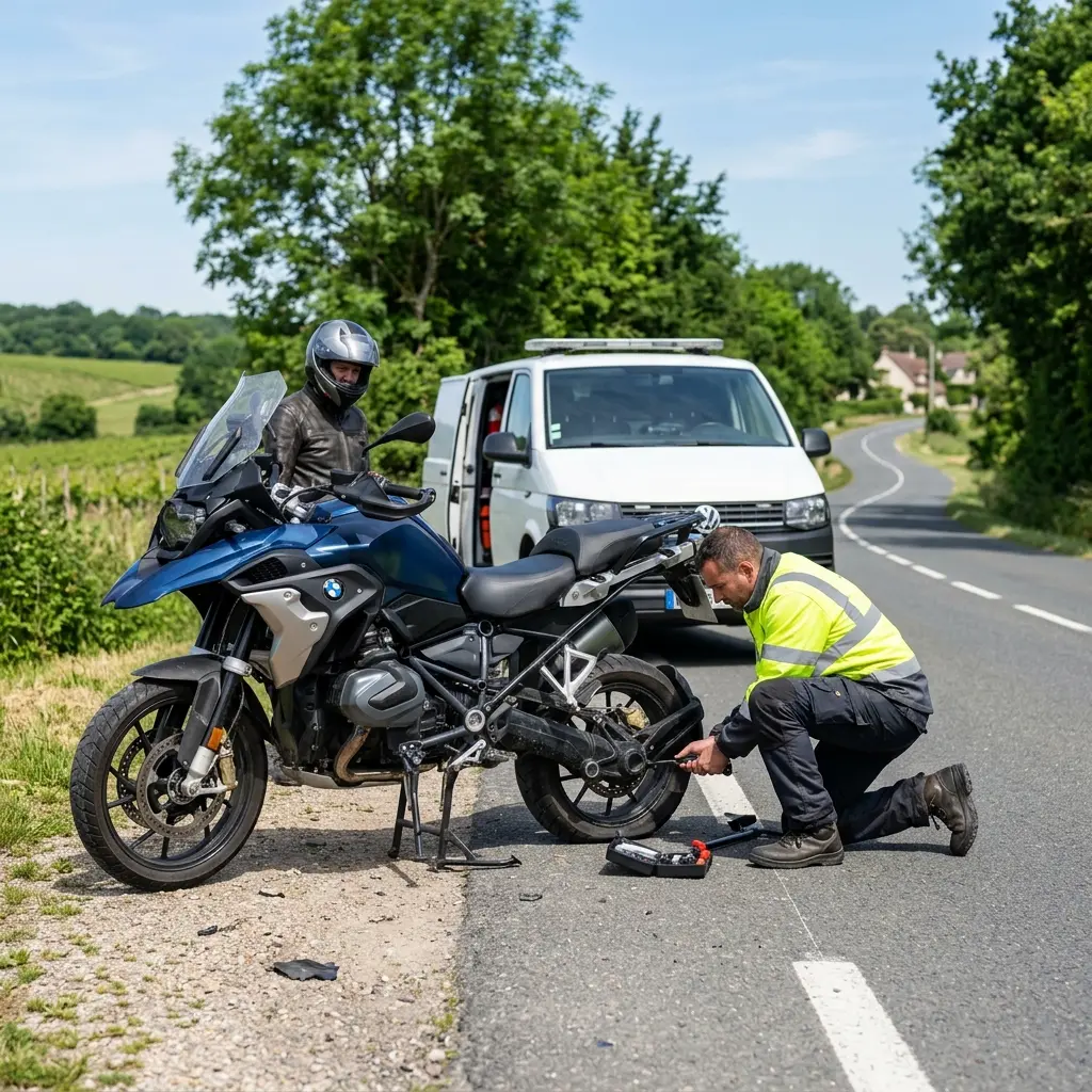 Comment réagir en cas de panne de moto à Morainvilliers ?