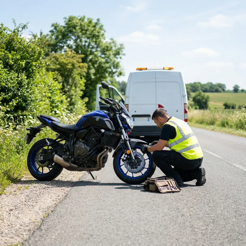 Réagir face à une panne de deux-roues