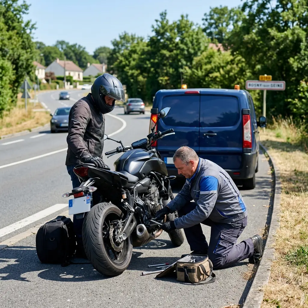 Comment se déroule l'intervention à Rosny-sur-Seine ?