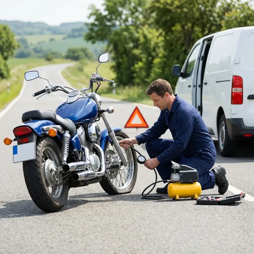 Comment réagir face à une panne de moto à Feucherolles ?