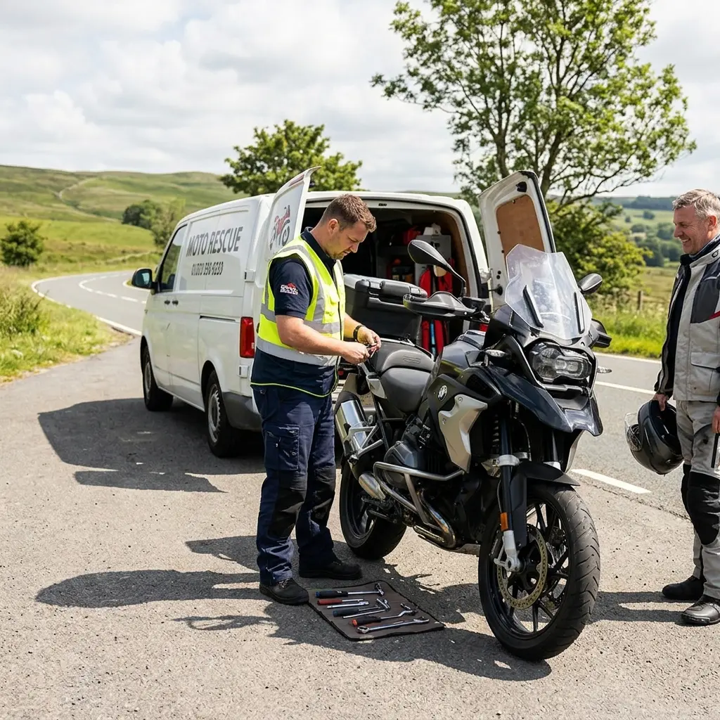 Une assistance moto professionnelle et disponible 7j/7 et 24h/24