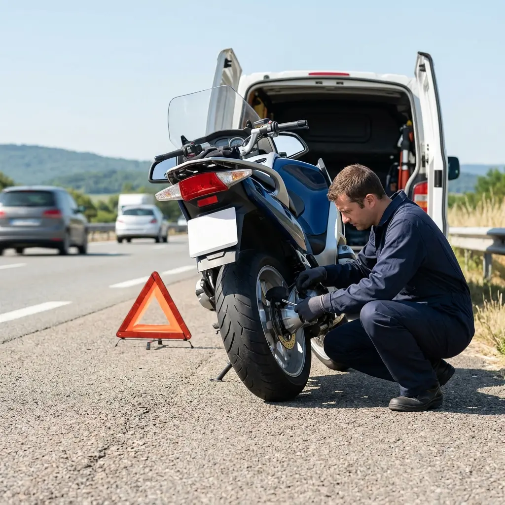 Comment se déroule le dépannage moto à Garancières ?