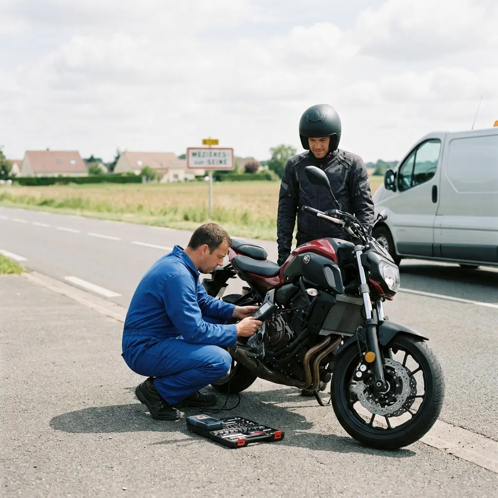 Dépannage moto Mézières-sur-Seine (78970)