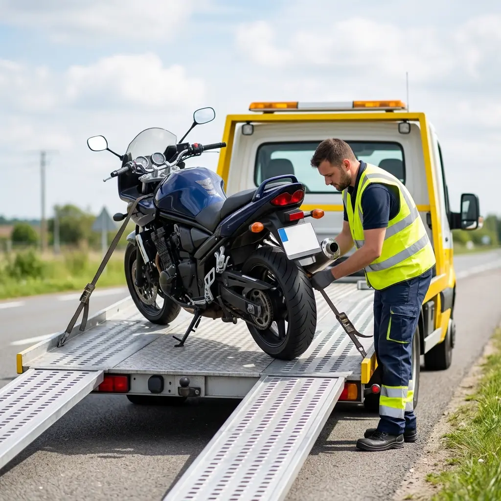 Un service de dépannage moto professionnel et transparent