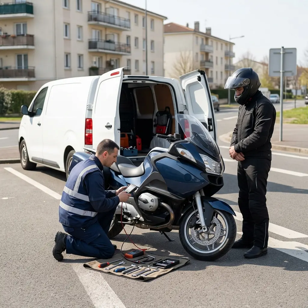 Dépannage moto Évry-Courcouronnes (91080)