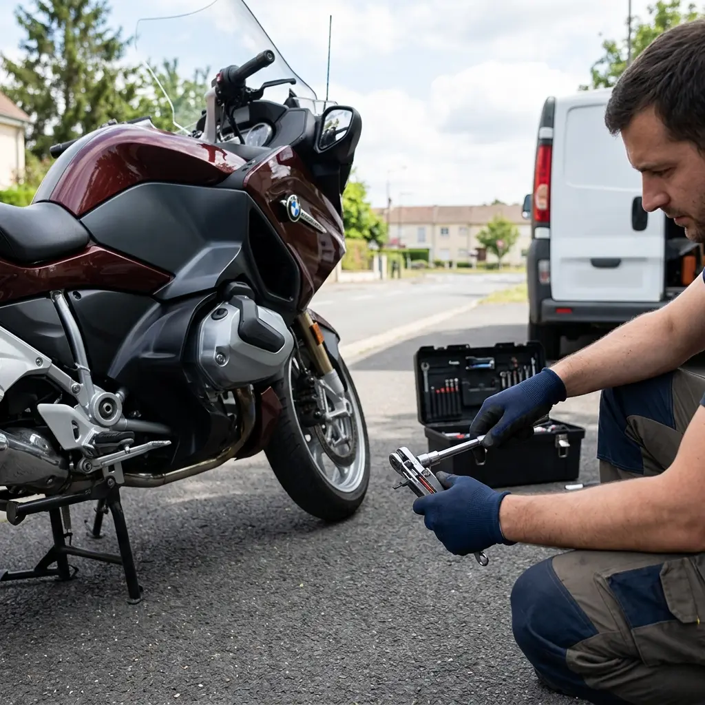 Notre méthode d’intervention rapide en moto à Lisses
