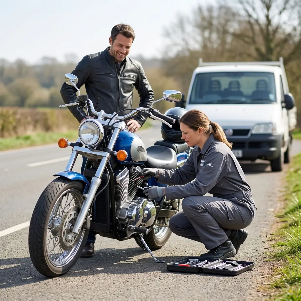 Notre méthode de dépannage moto à Villejust