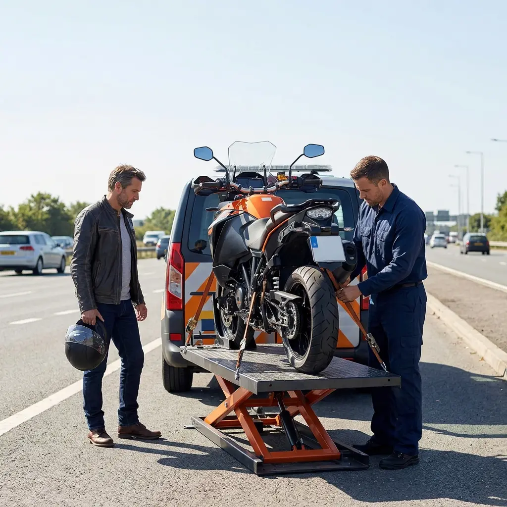 Comment nous procédons lors du dépannage de votre moto