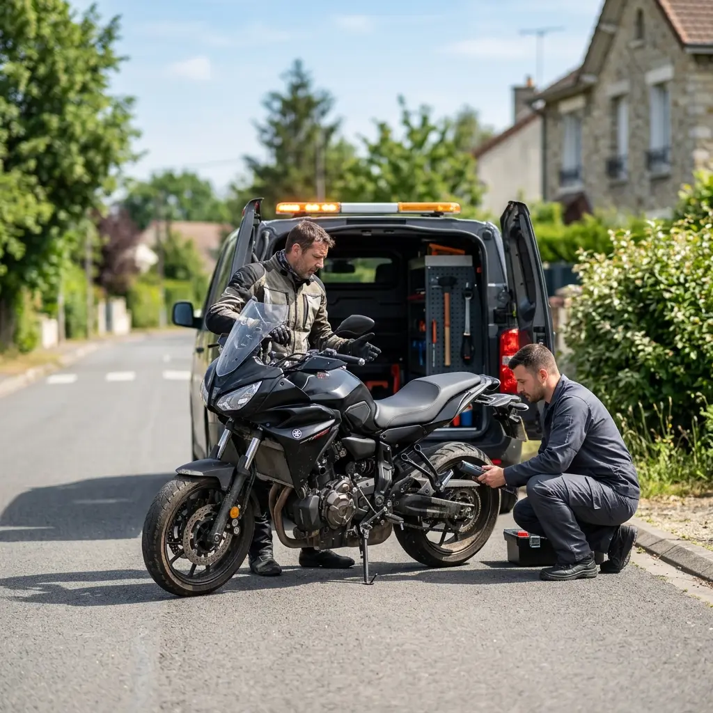 Besoin d'un dépannage moto rapide à Draveil ?