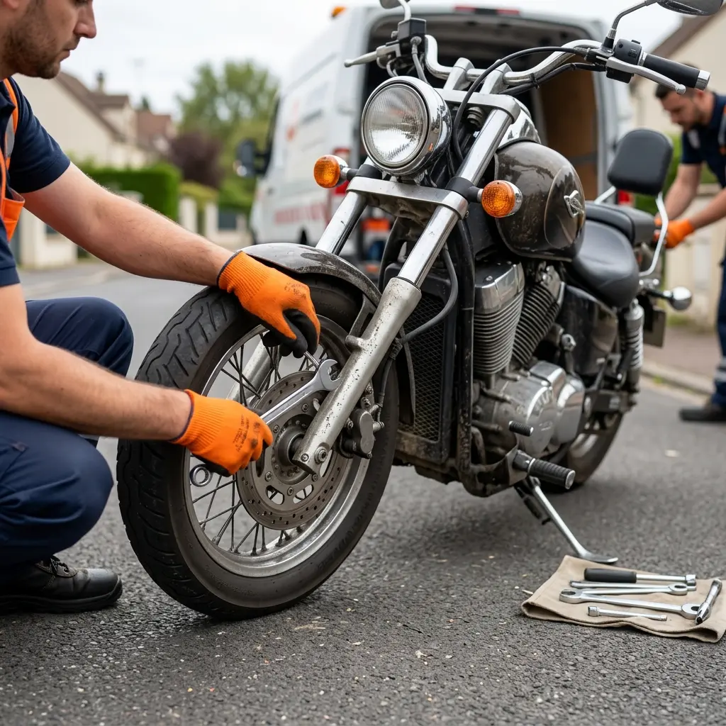 Vous avez besoin d'un dépannage moto fiable à Plessis-Pâté ?