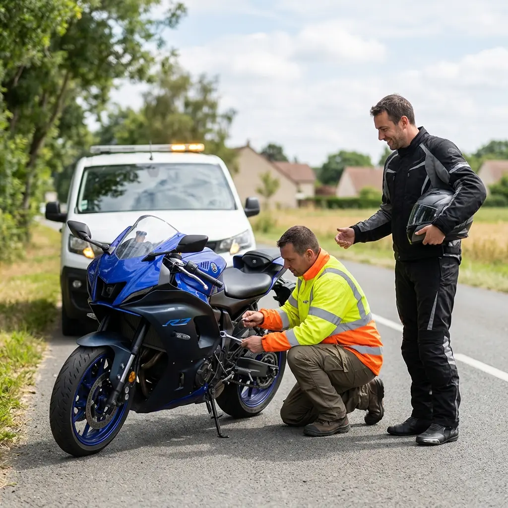 Comment se déroule l’intervention à Tigery pour votre moto ?