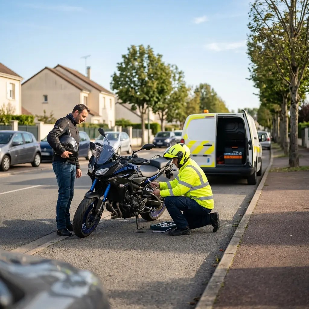 Comment se déroule l'intervention à Montlhéry ?