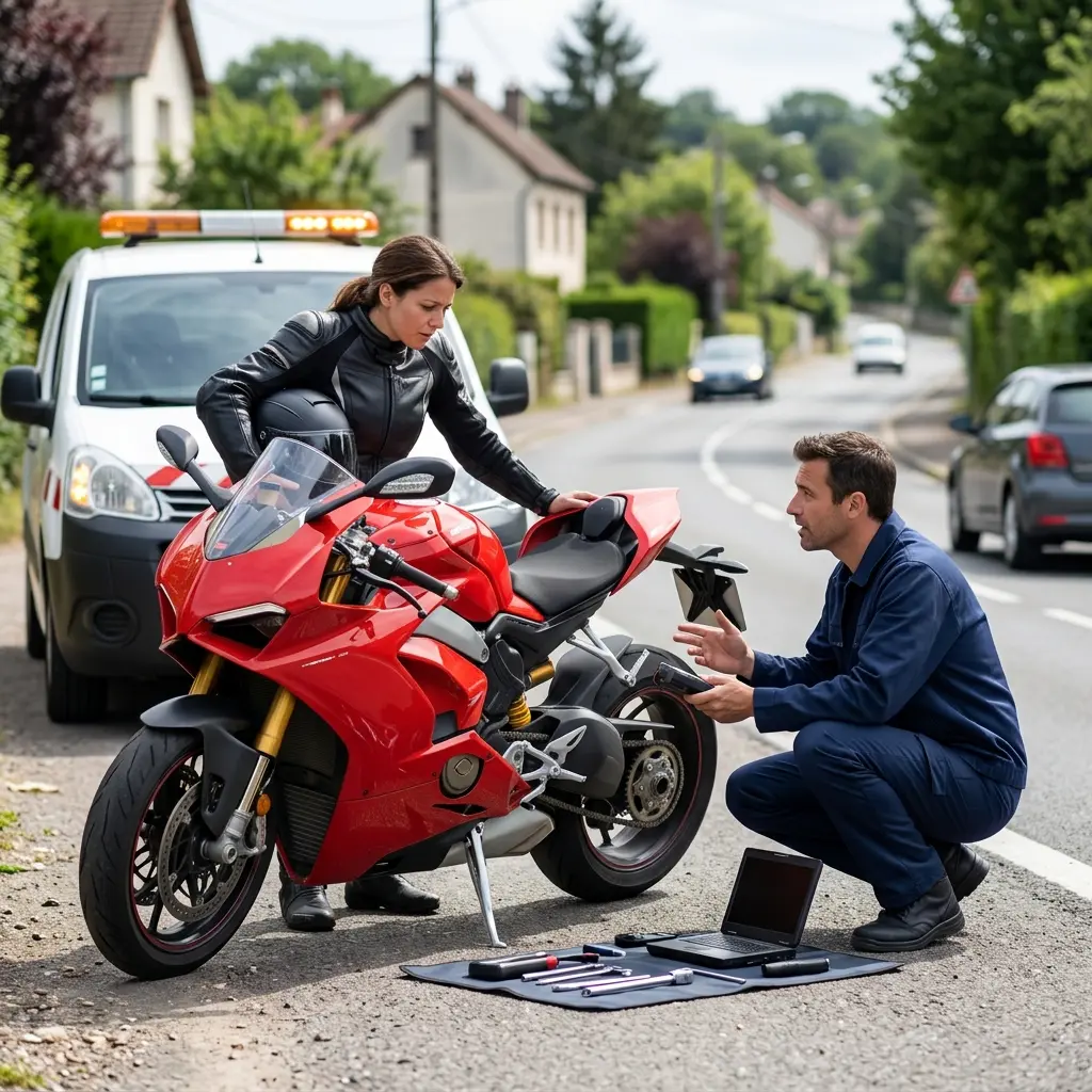 Notre approche technique du dépannage moto