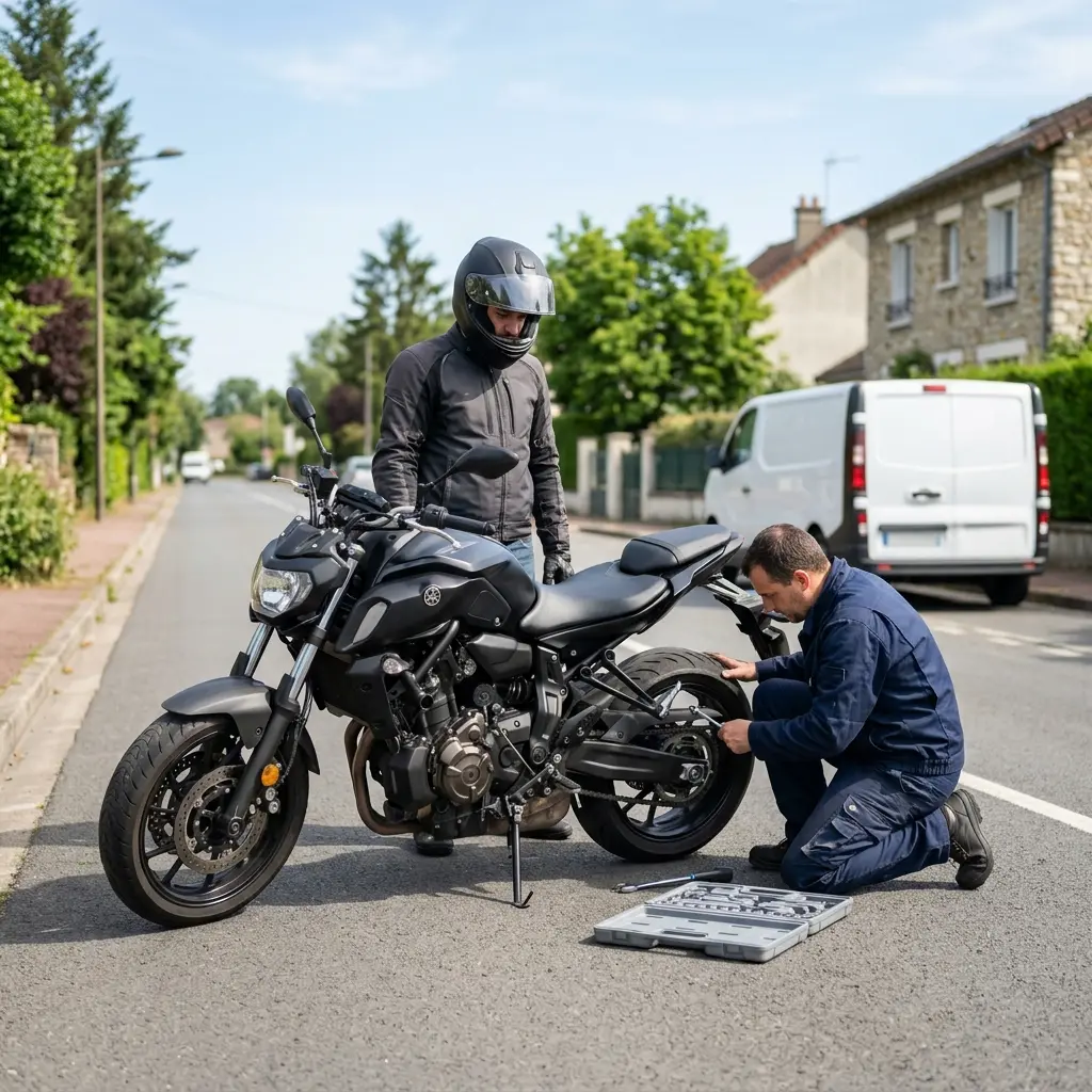 Une solution de remorquage moto sereine et professionnelle