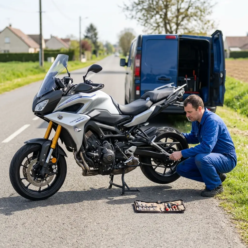 Comment réagir face à une panne de moto à Dourdan ?